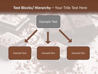 A Pile Of Chocolate Pieces With A Bite Taken Out Of It PowerPoint Template