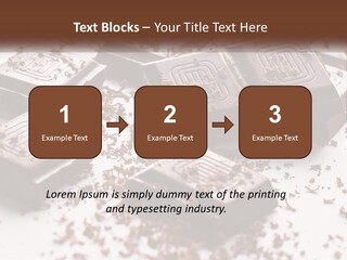 A Pile Of Chocolate Pieces With A Bite Taken Out Of It PowerPoint Template