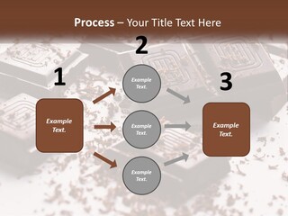A Pile Of Chocolate Pieces With A Bite Taken Out Of It PowerPoint Template
