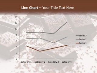 A Pile Of Chocolate Pieces With A Bite Taken Out Of It PowerPoint Template