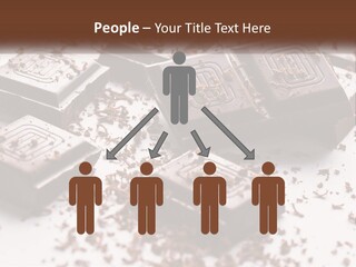 A Pile Of Chocolate Pieces With A Bite Taken Out Of It PowerPoint Template