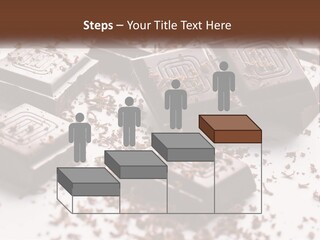 A Pile Of Chocolate Pieces With A Bite Taken Out Of It PowerPoint Template