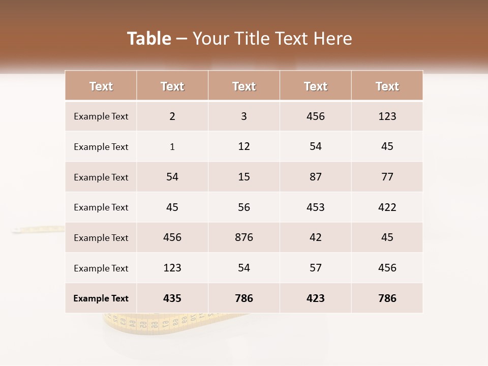 A Person Standing On A Scale With A Measuring Tape PowerPoint Template