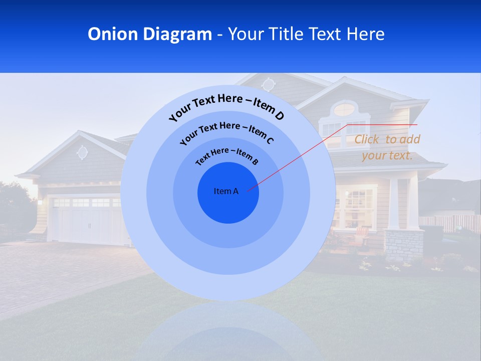 A Large House With A Lot Of Windows And A Lot Of Grass PowerPoint Template