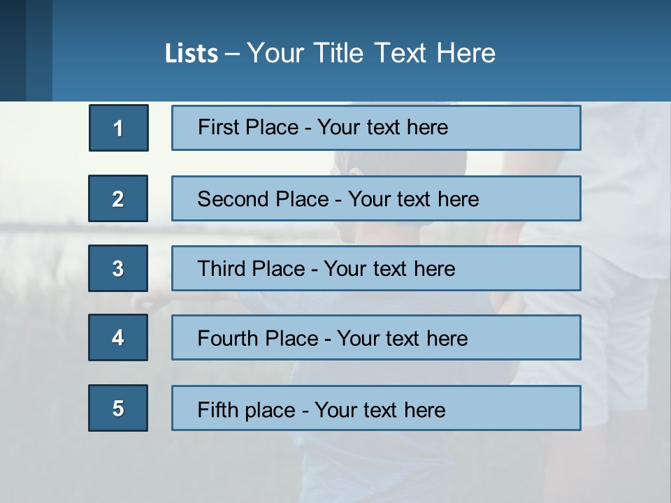 A Young Boy Holding The Hand Of An Adult PowerPoint Template