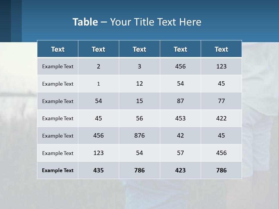 A Young Boy Holding The Hand Of An Adult PowerPoint Template