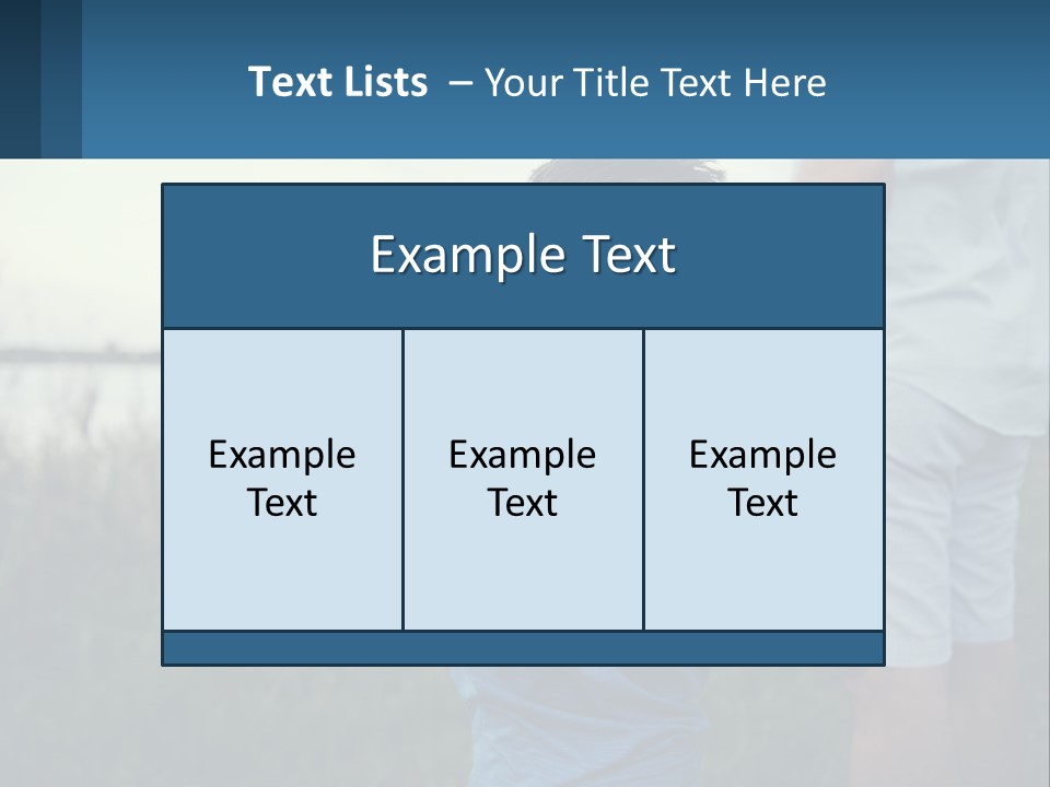 A Young Boy Holding The Hand Of An Adult PowerPoint Template