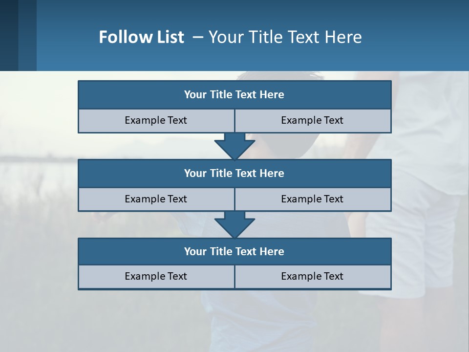 A Young Boy Holding The Hand Of An Adult PowerPoint Template