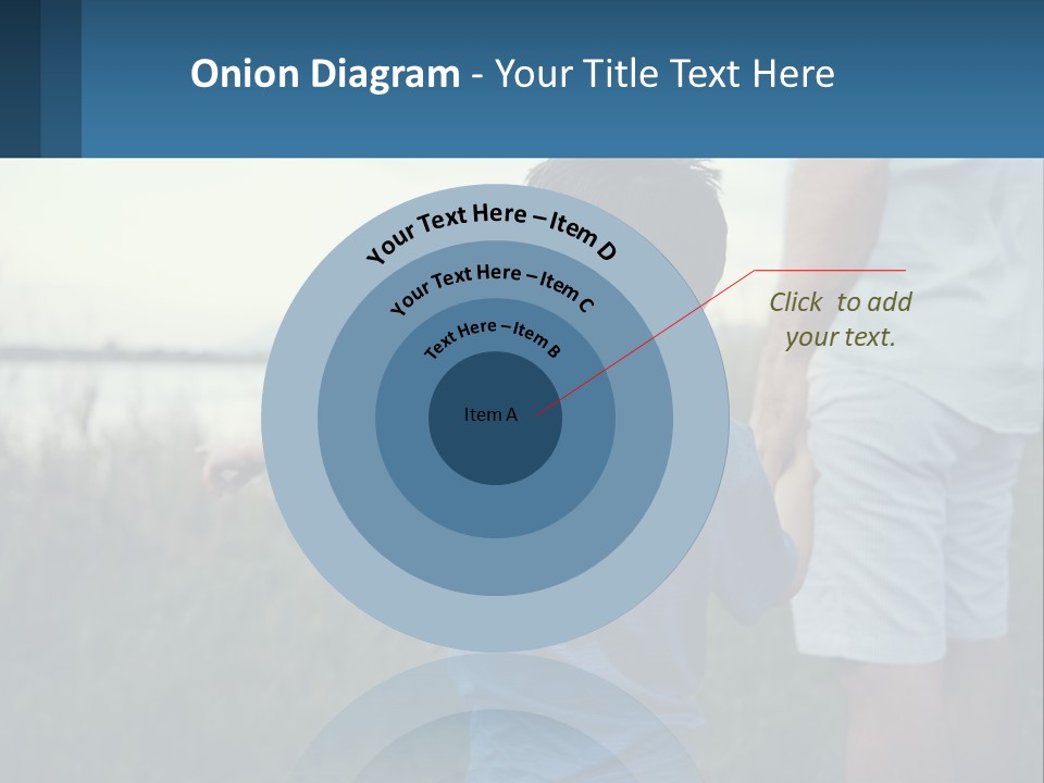 A Young Boy Holding The Hand Of An Adult PowerPoint Template