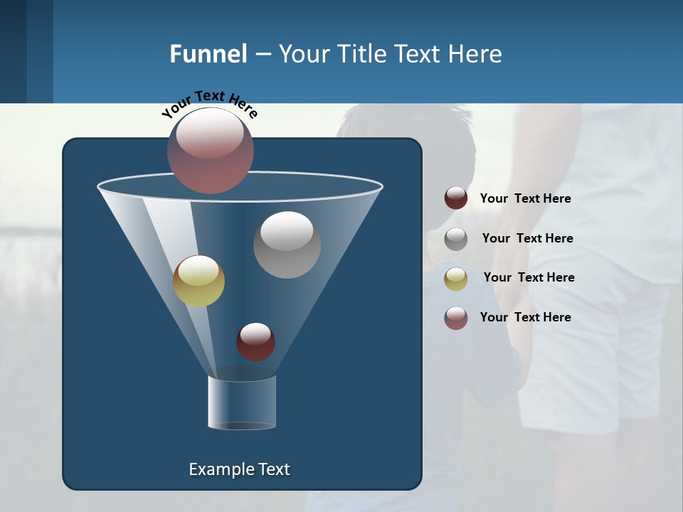 A Young Boy Holding The Hand Of An Adult PowerPoint Template