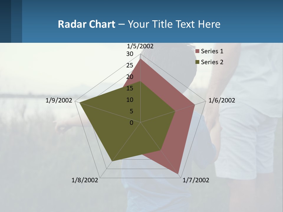 A Young Boy Holding The Hand Of An Adult PowerPoint Template