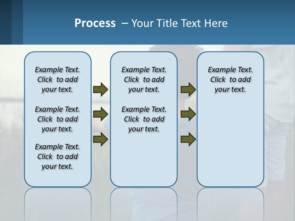 A Young Boy Holding The Hand Of An Adult PowerPoint Template