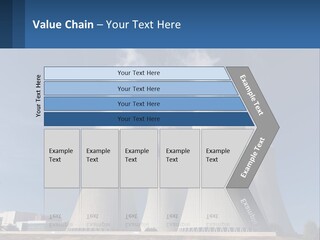 A Power Plant With Smoke Coming Out Of It PowerPoint Template
