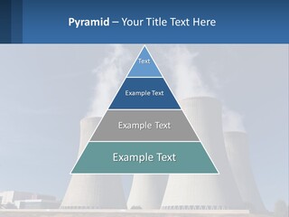 A Power Plant With Smoke Coming Out Of It PowerPoint Template