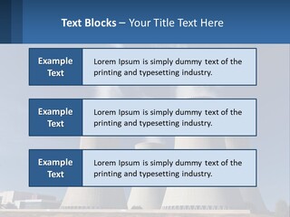 A Power Plant With Smoke Coming Out Of It PowerPoint Template
