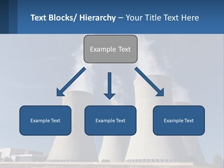A Power Plant With Smoke Coming Out Of It PowerPoint Template