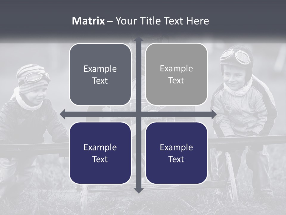 A Group Of Children Sitting On Top Of A Wooden Bench PowerPoint Template