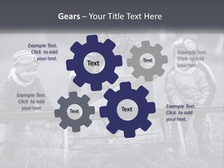 A Group Of Children Sitting On Top Of A Wooden Bench PowerPoint Template