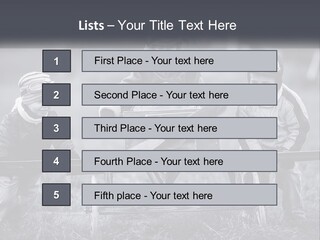 A Group Of Children Sitting On Top Of A Wooden Bench PowerPoint Template