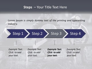 A Group Of Children Sitting On Top Of A Wooden Bench PowerPoint Template