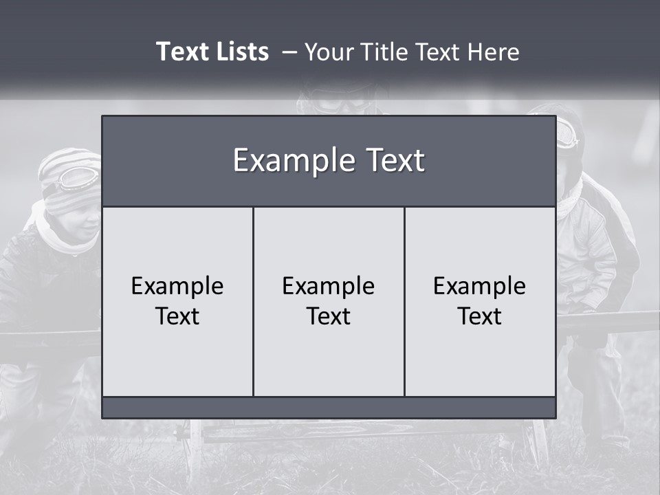 A Group Of Children Sitting On Top Of A Wooden Bench PowerPoint Template