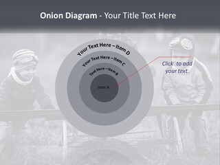 A Group Of Children Sitting On Top Of A Wooden Bench PowerPoint Template