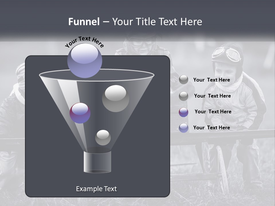 A Group Of Children Sitting On Top Of A Wooden Bench PowerPoint Template