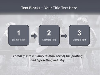 A Group Of Children Sitting On Top Of A Wooden Bench PowerPoint Template