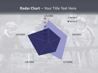 A Group Of Children Sitting On Top Of A Wooden Bench PowerPoint Template