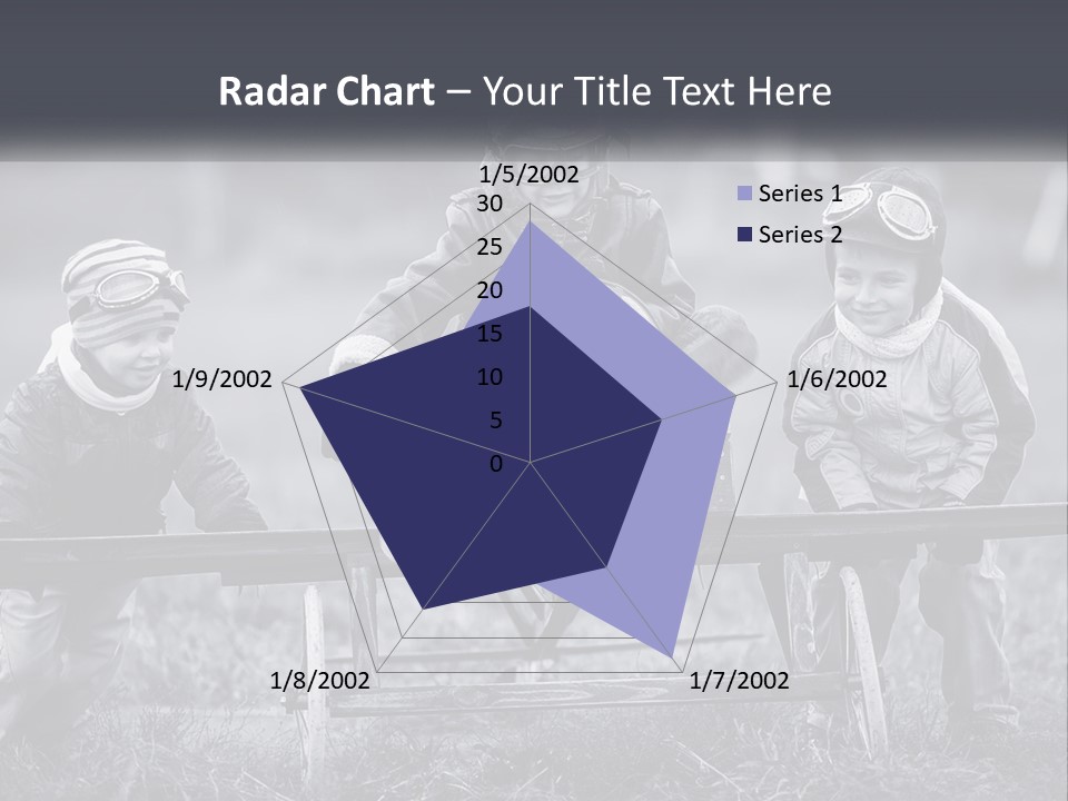 A Group Of Children Sitting On Top Of A Wooden Bench PowerPoint Template