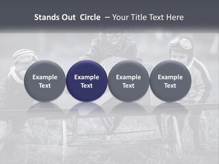 A Group Of Children Sitting On Top Of A Wooden Bench PowerPoint Template