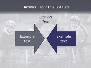 A Group Of Children Sitting On Top Of A Wooden Bench PowerPoint Template