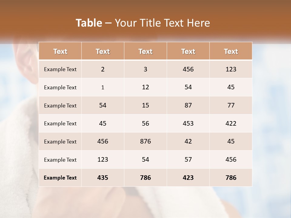A Man Brushing His Teeth With A Toothbrush PowerPoint Template
