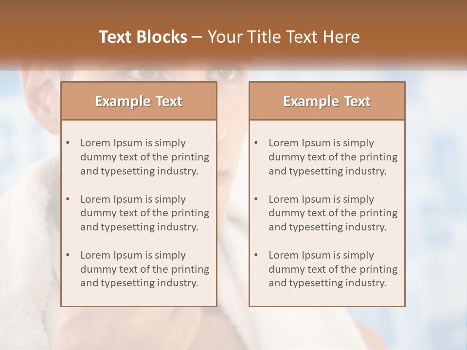 A Man Brushing His Teeth With A Toothbrush PowerPoint Template
