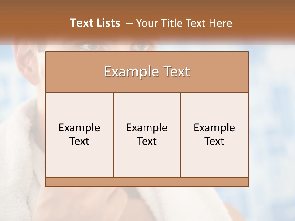 A Man Brushing His Teeth With A Toothbrush PowerPoint Template