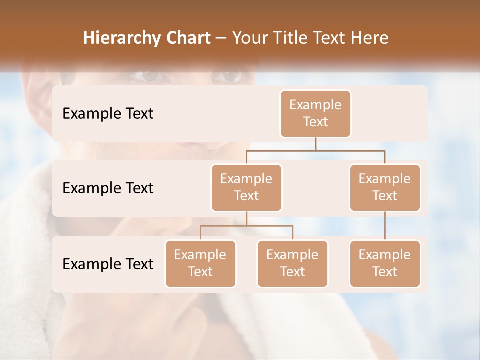 A Man Brushing His Teeth With A Toothbrush PowerPoint Template