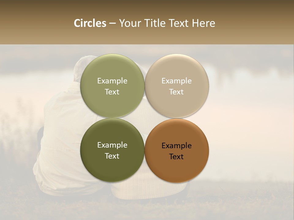 A Couple Of People Sitting Next To Each Other PowerPoint Template