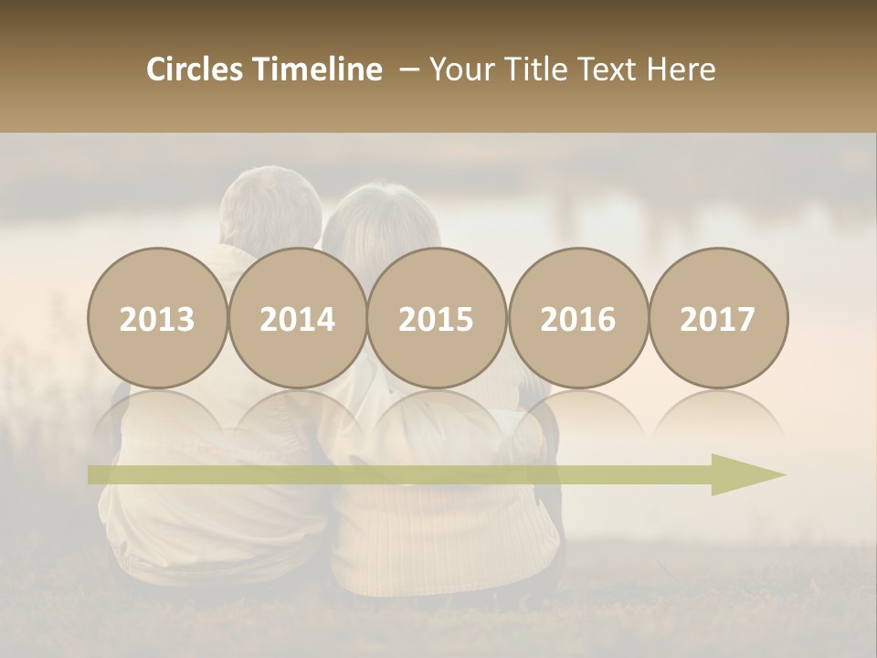 A Couple Of People Sitting Next To Each Other PowerPoint Template