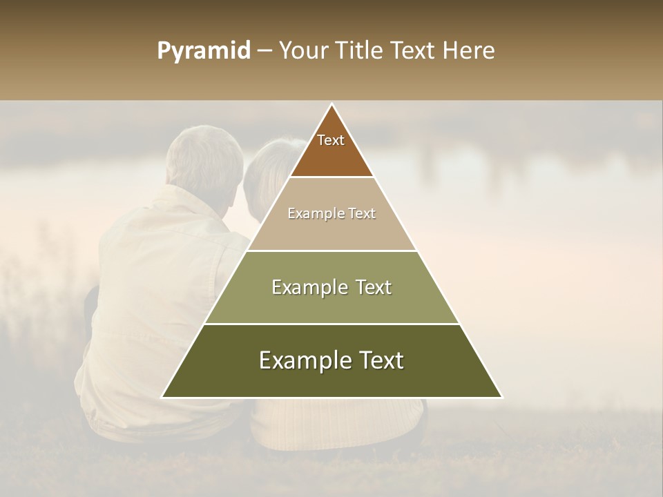 A Couple Of People Sitting Next To Each Other PowerPoint Template