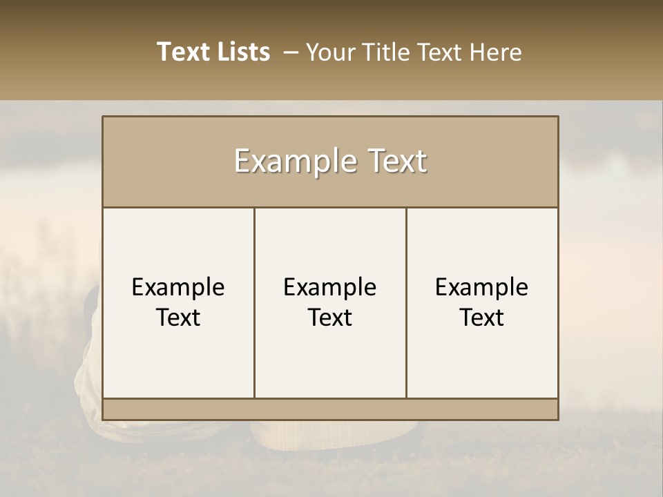 A Couple Of People Sitting Next To Each Other PowerPoint Template