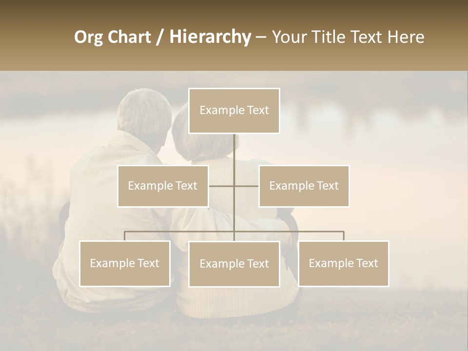 A Couple Of People Sitting Next To Each Other PowerPoint Template