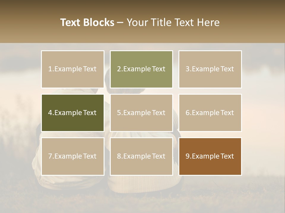 A Couple Of People Sitting Next To Each Other PowerPoint Template
