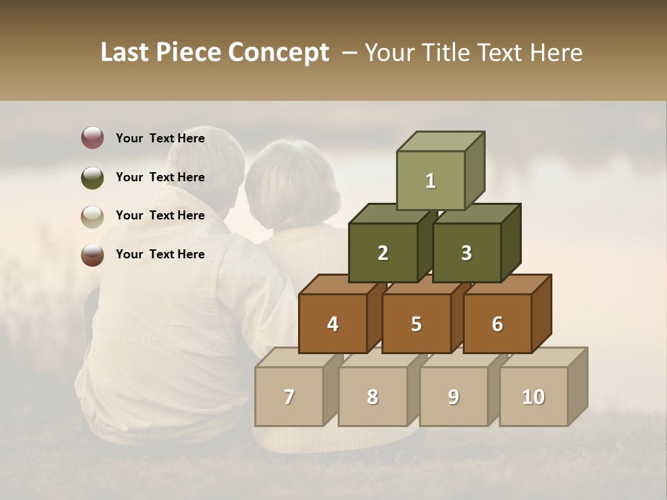 A Couple Of People Sitting Next To Each Other PowerPoint Template