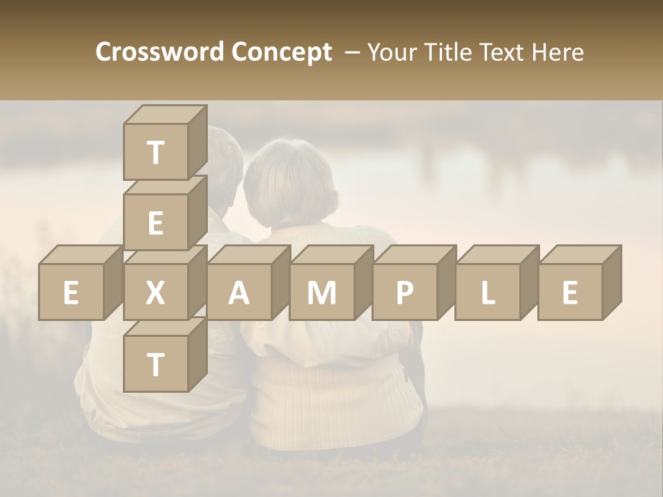 A Couple Of People Sitting Next To Each Other PowerPoint Template