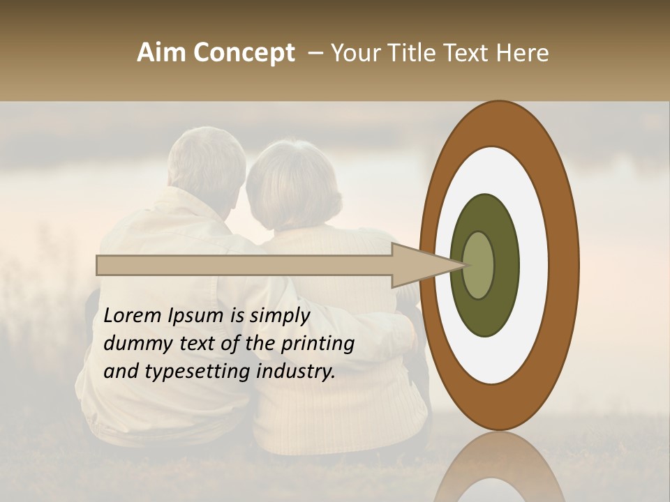 A Couple Of People Sitting Next To Each Other PowerPoint Template