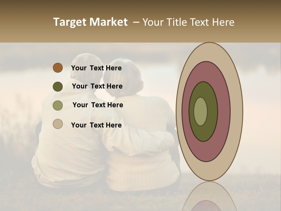 A Couple Of People Sitting Next To Each Other PowerPoint Template