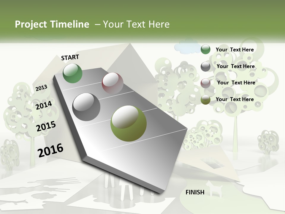 A Group Of People Standing In Front Of A House PowerPoint Template