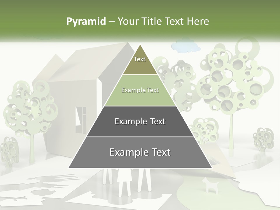 A Group Of People Standing In Front Of A House PowerPoint Template