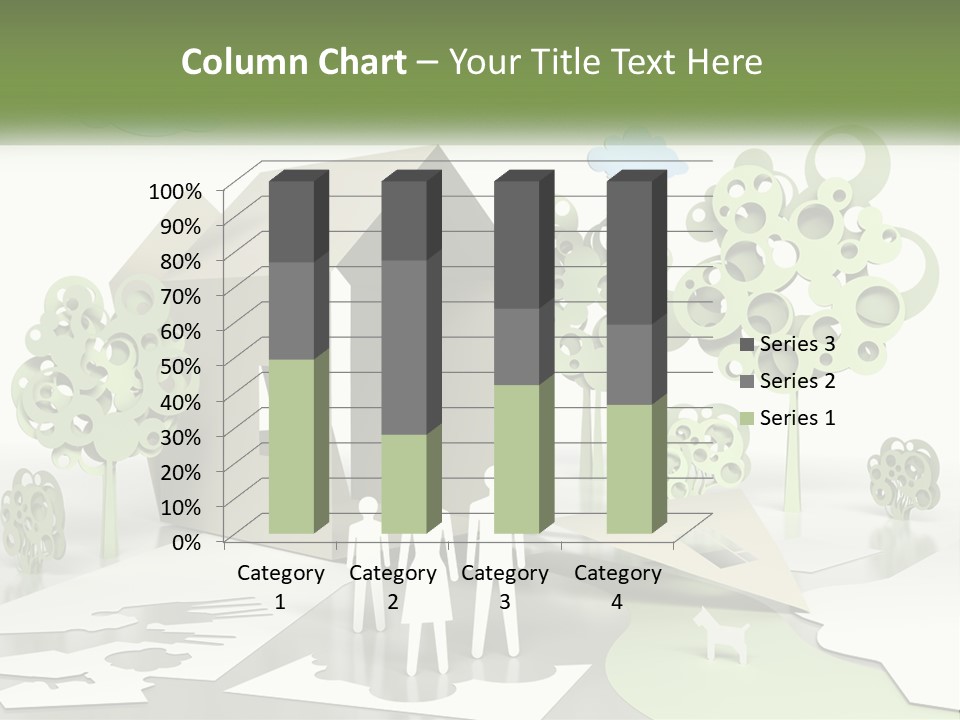 A Group Of People Standing In Front Of A House PowerPoint Template