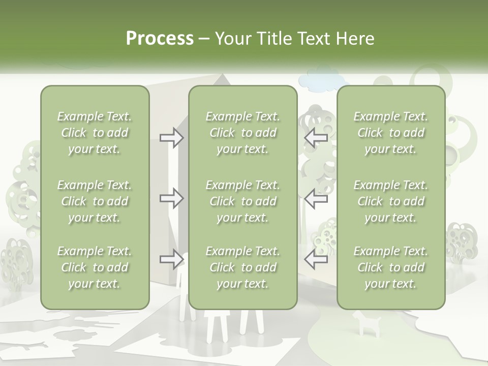 A Group Of People Standing In Front Of A House PowerPoint Template